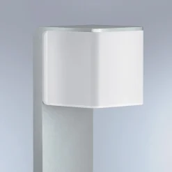 Steinel Standaußenleuchte mit Bewegungsmelder GL 80 SC iHF-Sensor silber