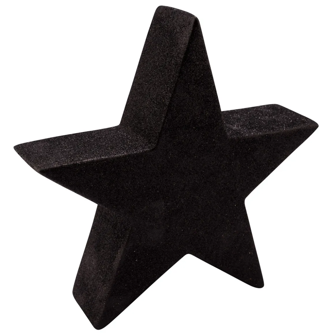 Stern schwarz Glitzer