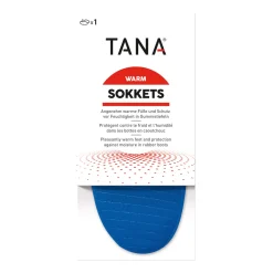 Stiefelsocke blau Größe 42/43