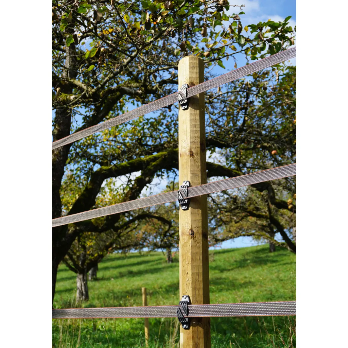 Streckenpfahl Octo Wood 8 x 180 cm braun