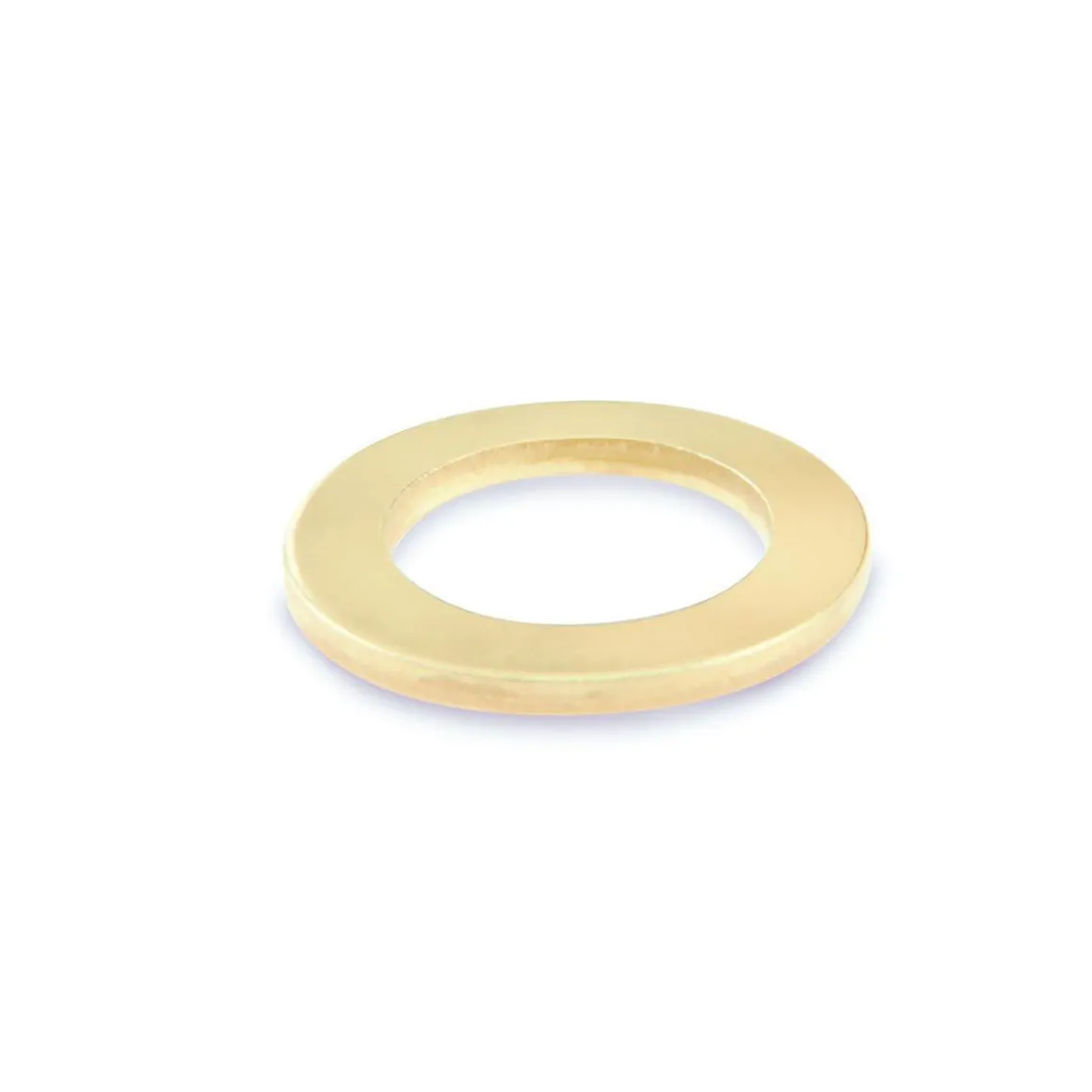 Suki Fitschenring 15 x 23 x 2 mm vermessingt 15mm
