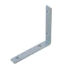 Suki Konstruktionswinkel 80 x 80 x 20 mm grau verzinkt