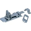 Suki Türriegel mit Sicherheitsriegel verzinkt 80 x 35 mm grau