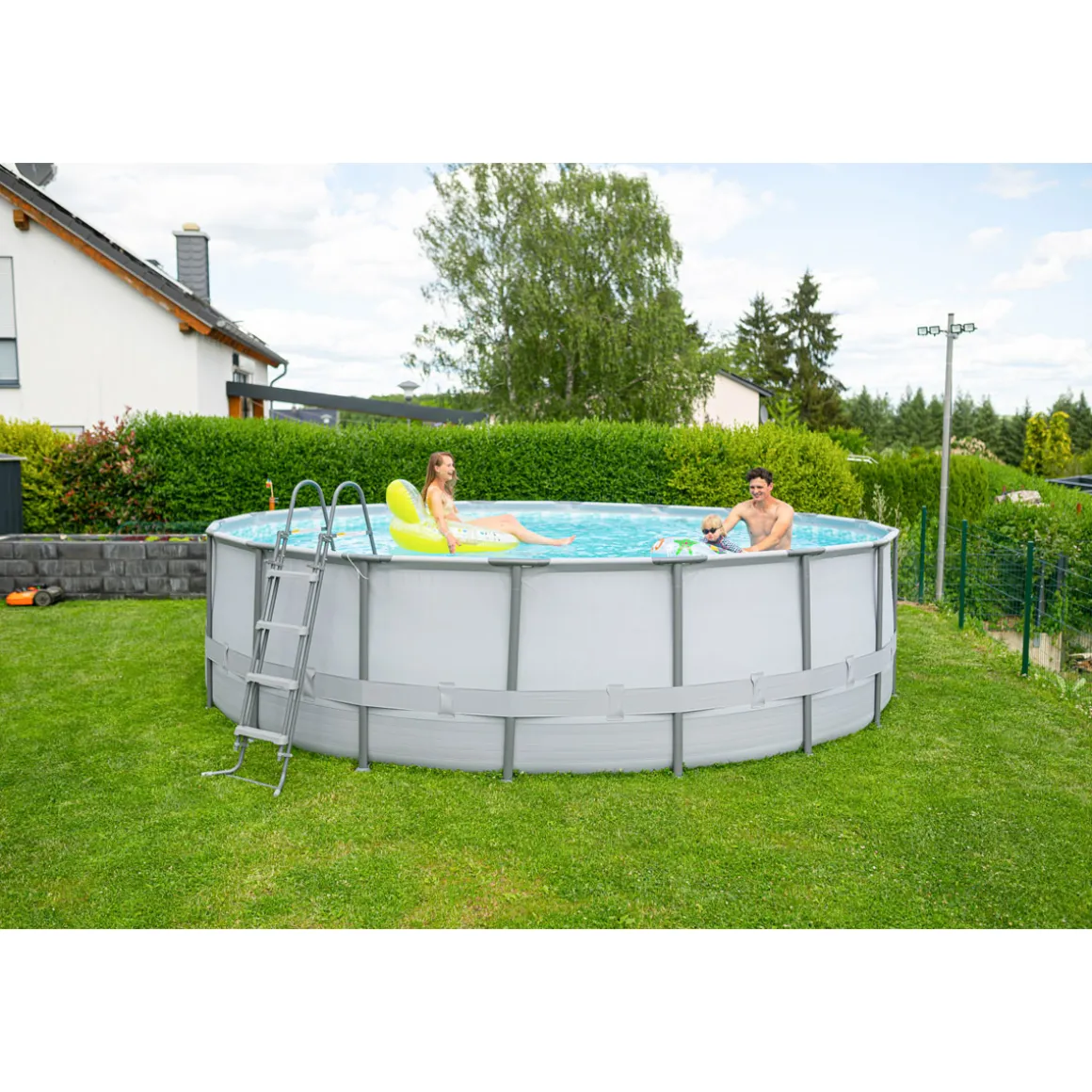 Summer Waves Elite Frame Pool 549x549x132cm Anthrazit