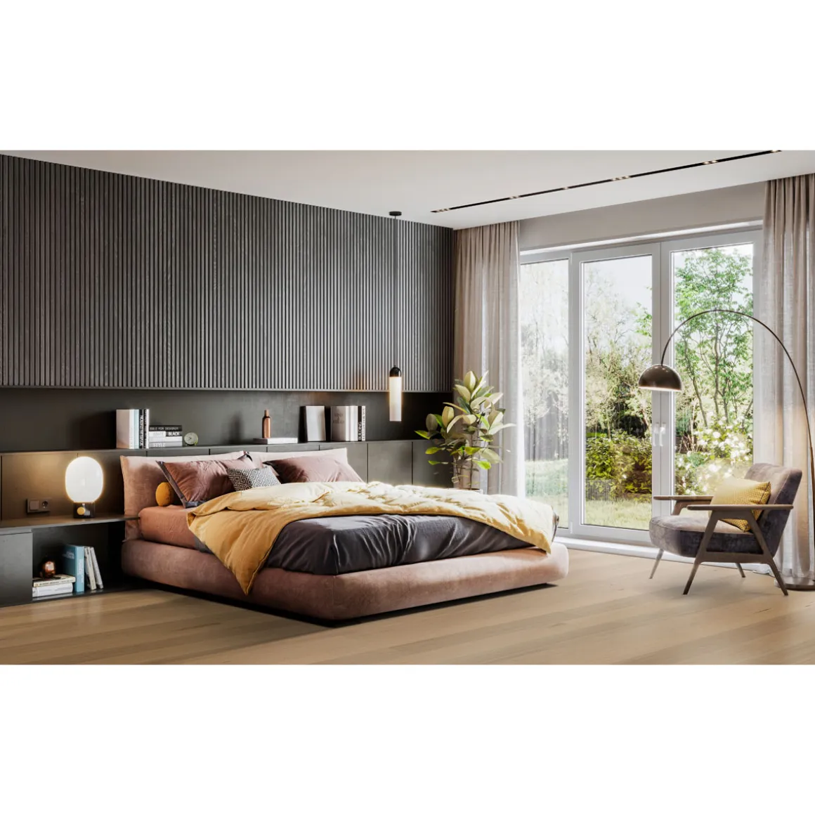 Susify-Bodenbelag FSC Oak Mist 1900 x 190 x 8 mm