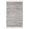 Teppich Kentucky 60 x 120 cm schwarz/weiß