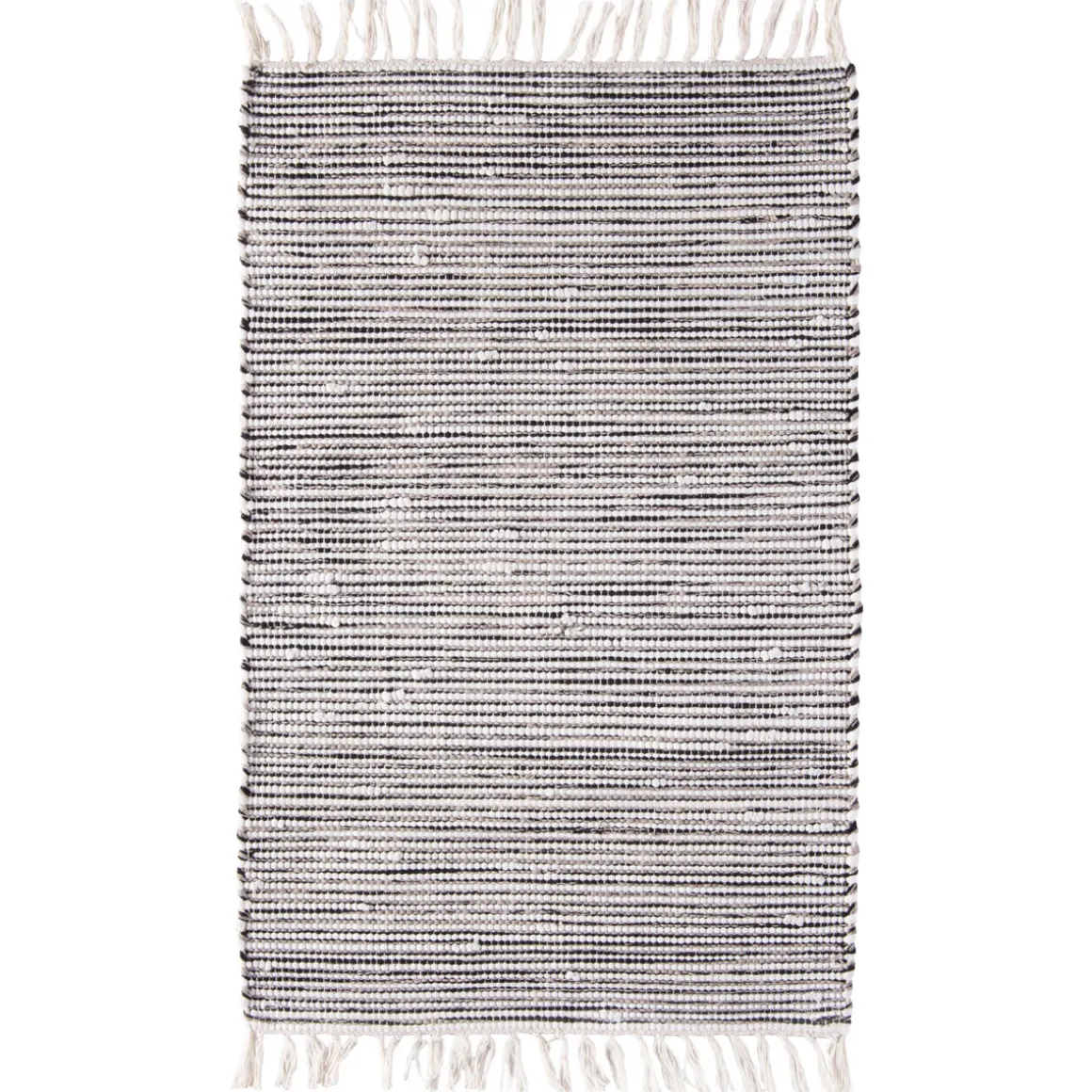 Teppich Kentucky 60 x 120 cm schwarz/weiß