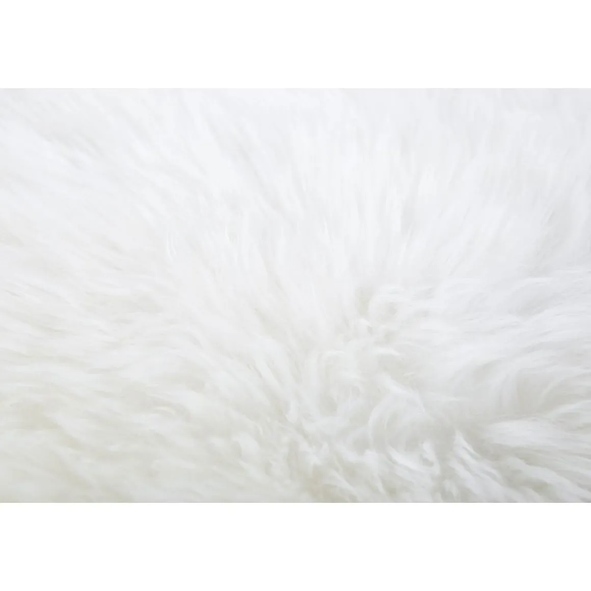 Teppich Schaffell ca 60 x 85 cm Weiß