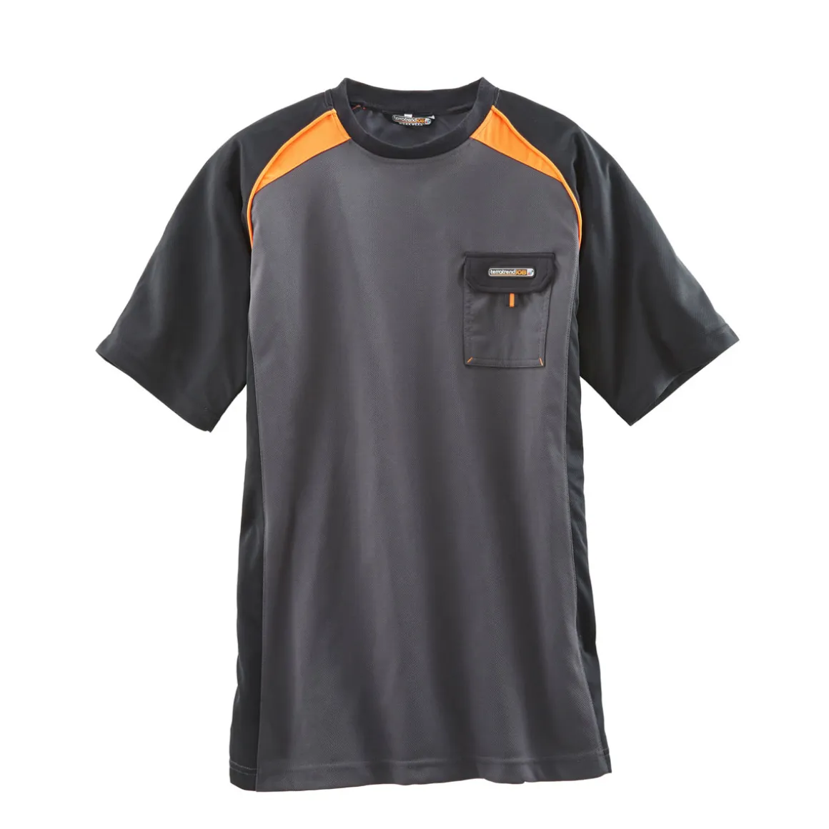 Terratrend T-Shirt dunkelgrau-schwarz Größe XL