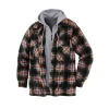 Terrax Workwear Herren Thermohemd mit Kapuze Gr. L forstgrün orange