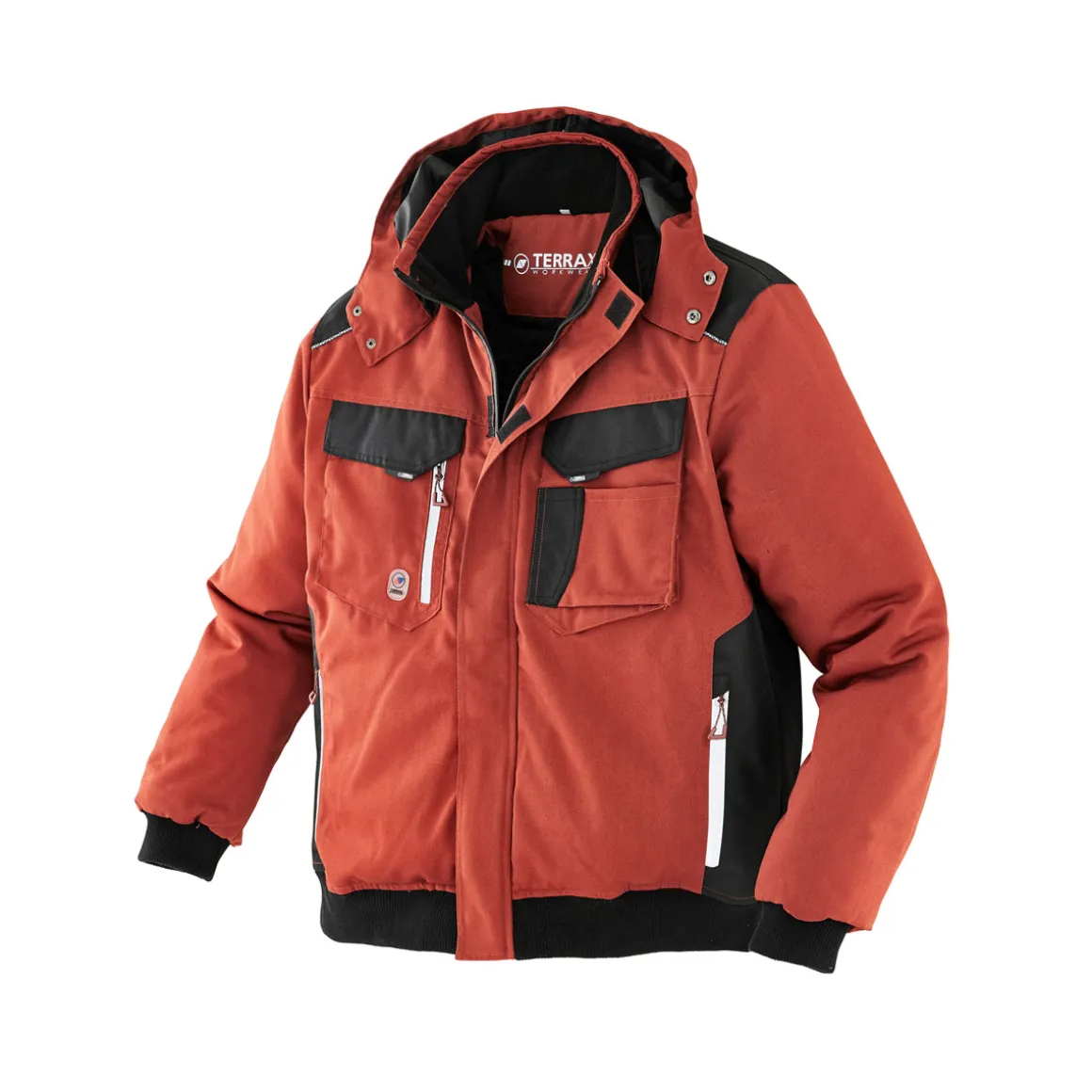 Terrax Workwear Pilotenjacke rotbraun Gr. XL