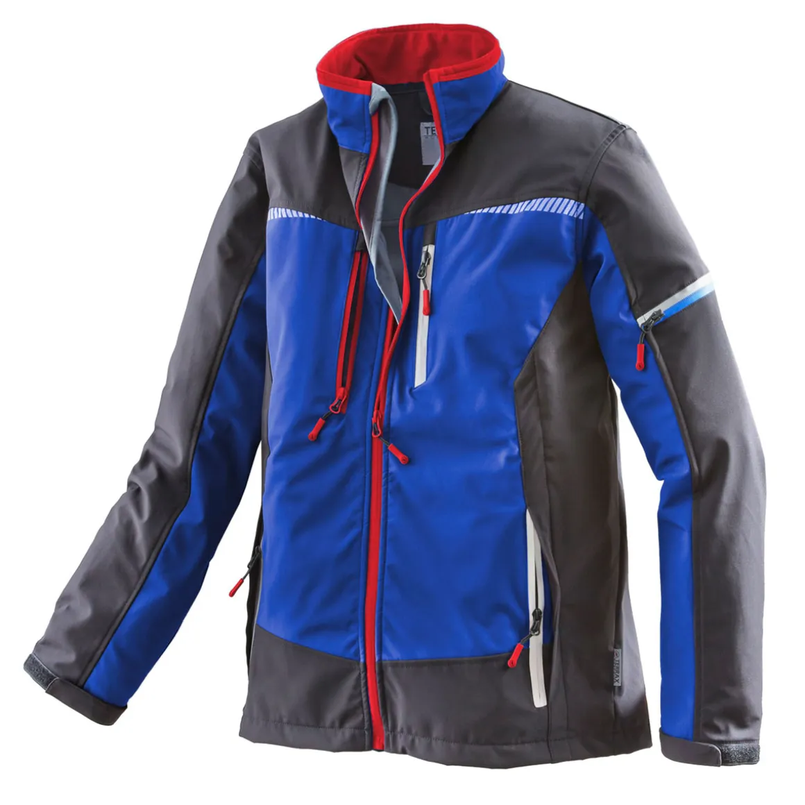 Terrax Workwear Softshell Jacke royal-rot Größe M