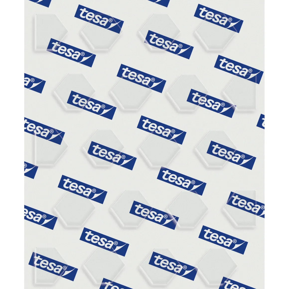 Tesa Doppelseitige Klebepads transparent 60 Stück