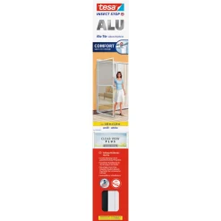 Tesa Fliegengitter Comfort für die Tür Alu weiß 1,00m x 2,10 m