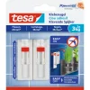 Tesa Klebenagel für Fliesen verstellbar 2 Stück Traglast 2 x 3 Kg