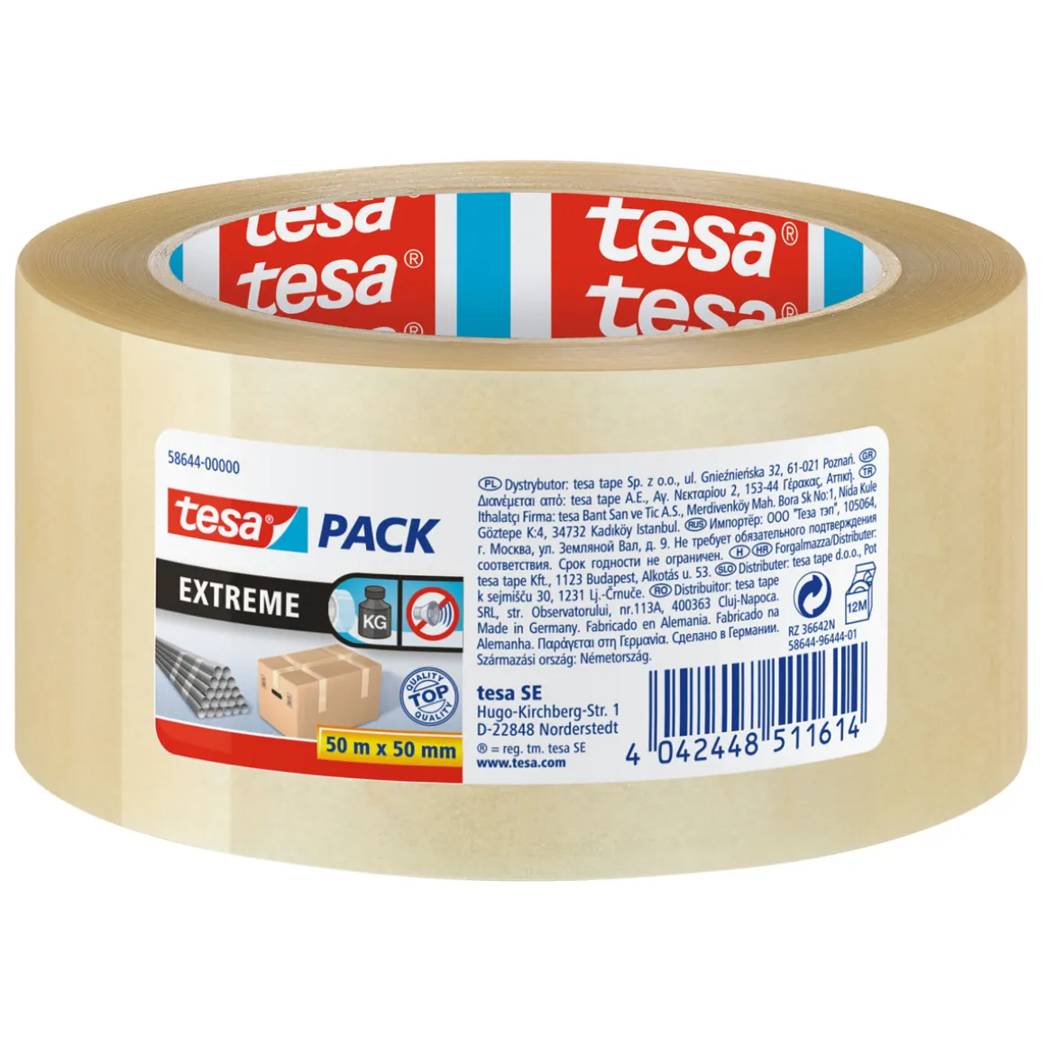 Tesa pack Extreme transparent 50 mm x 50m