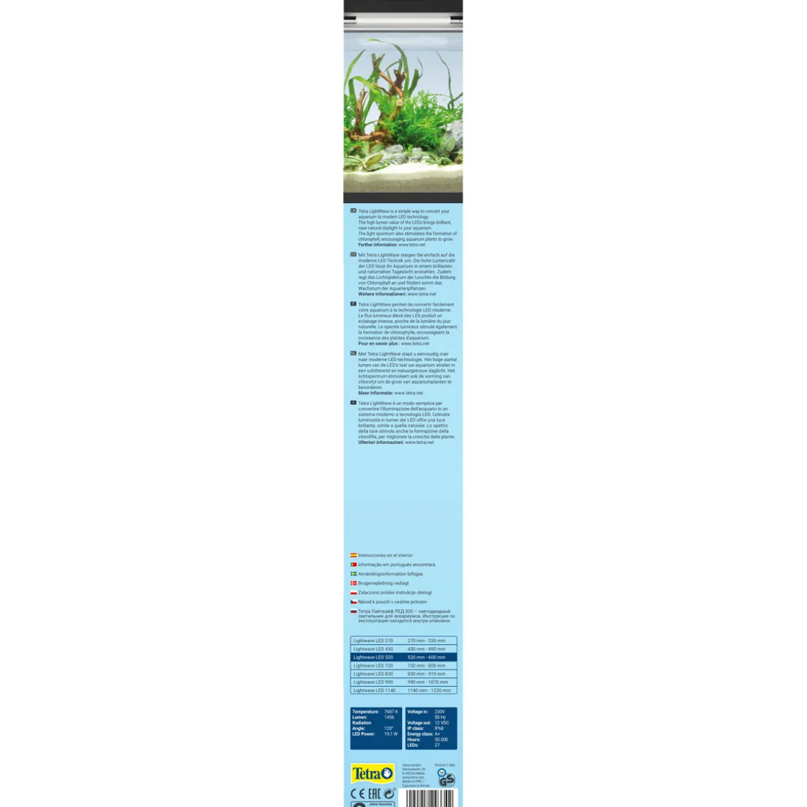 Tetra Aquarienlicht LightWave 520 mm