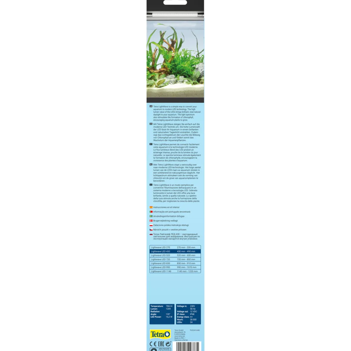Tetra Aquarienlicht LightWave 430 mm