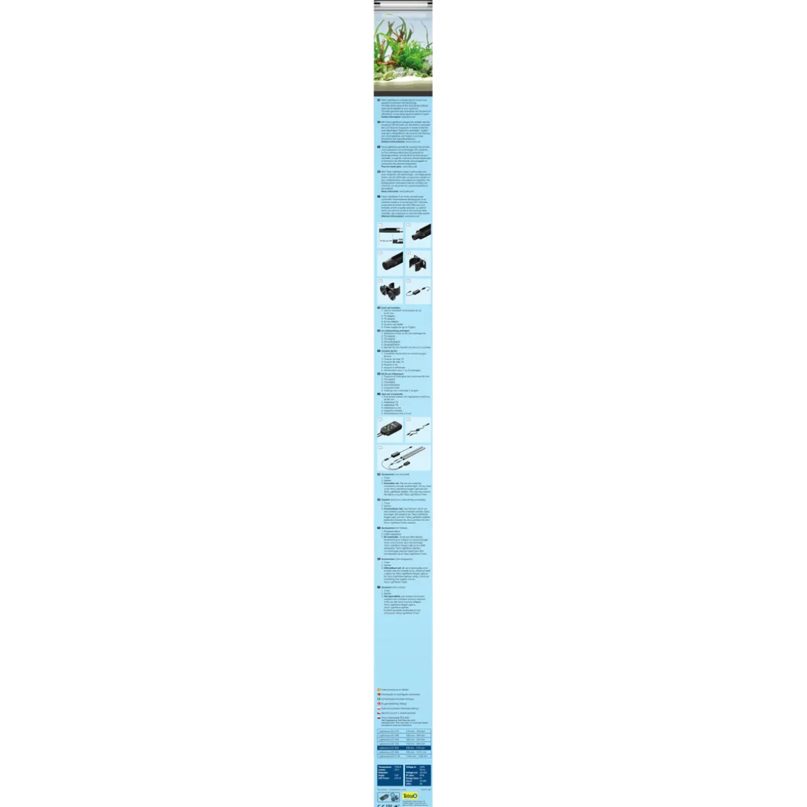 Tetra Aquarienlicht LightWave Set 830 mm