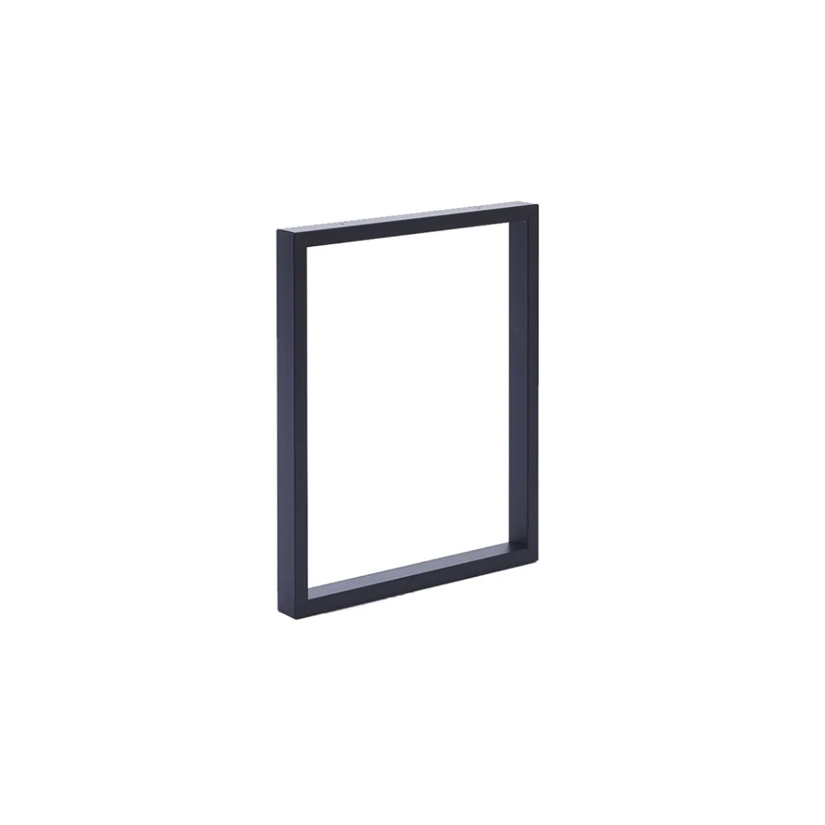 Tischbein Rechteck schwarz matt 71 x 59 x 3 cm