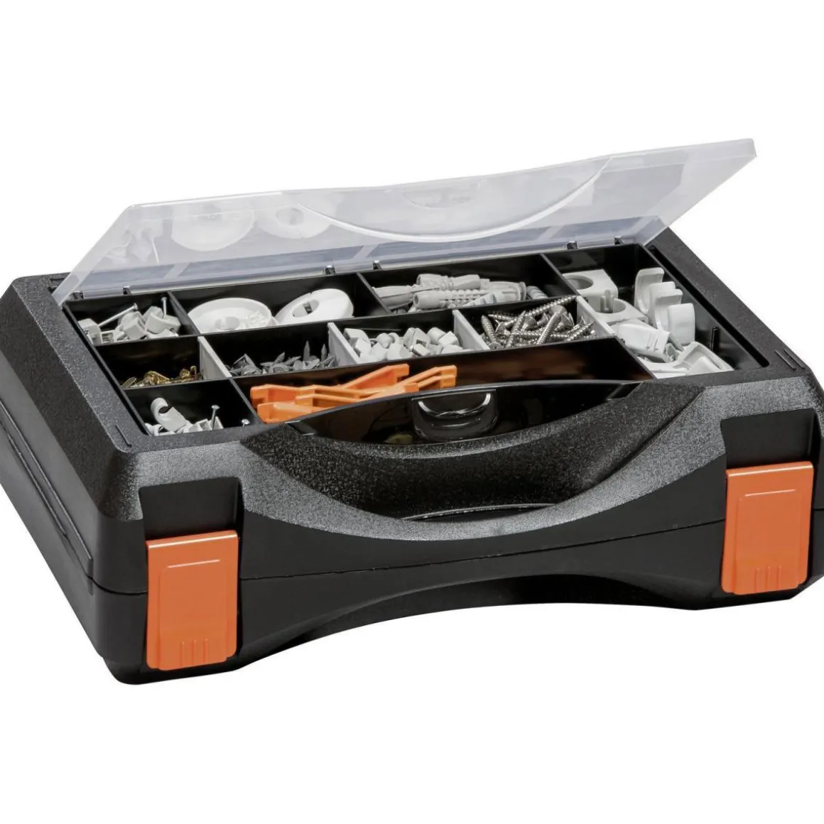 Tood Werkzeugbox Magnus Unibox Plus mit Sortierkasten und Schaumstoffeinlage anthrazit