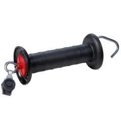 Torgriff mit Seil- und Litzenanschluss schwarz für 10-20 mm
