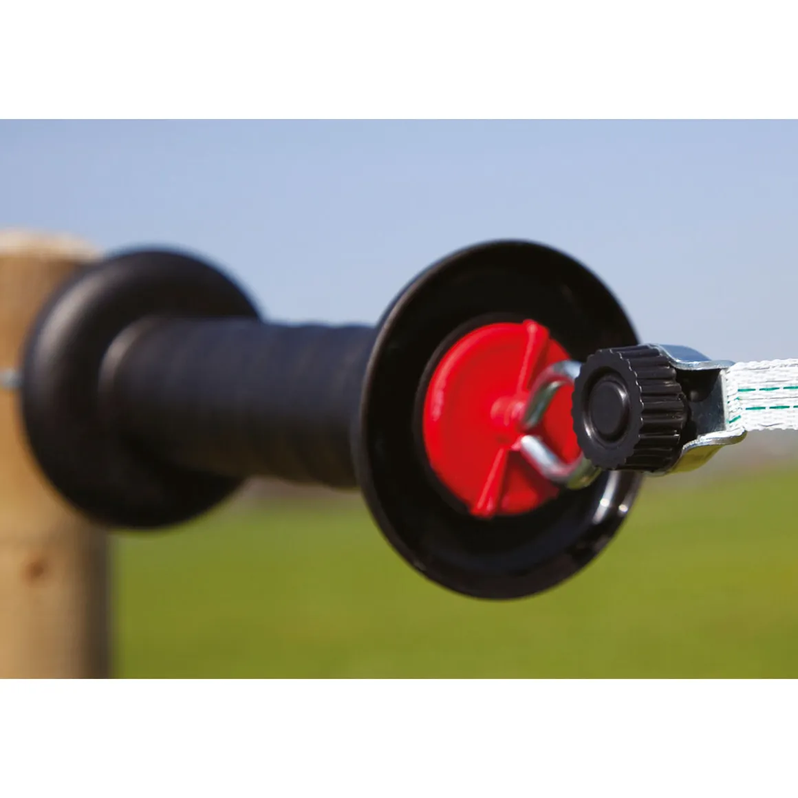 Torgriff mit Seil- und Litzenanschluss schwarz für 10-20 mm