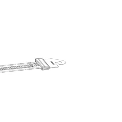 Torgriff Niro schwarz 4 cm 5 Stück