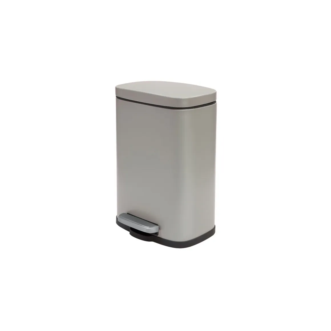 Treteimer AKIRA matt-taupe 5 L