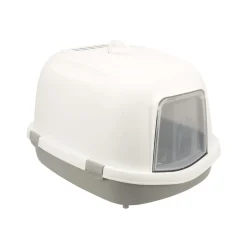 Trixie Katzentoilette Primo XXL Top mit Haube 56 x 47 x 71 cm grau/weiß