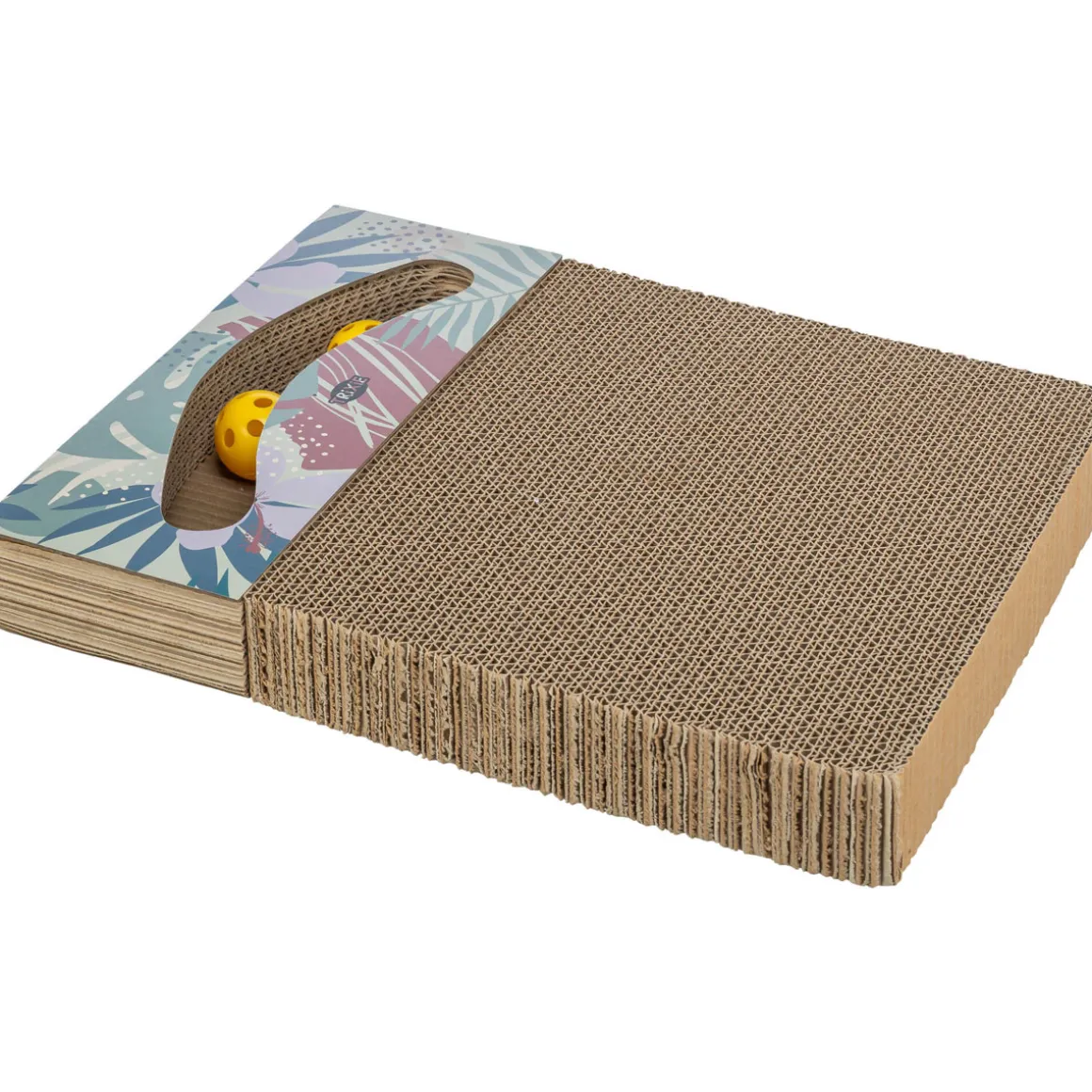 Trixie Kratzpappe mit Katzenminze bunt 38 x 30 x 5 cm