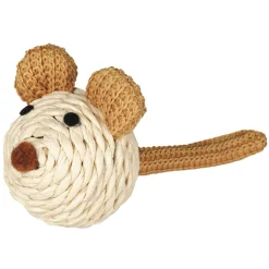 Trixie Maus mit Rassel Seil natur 5 cm