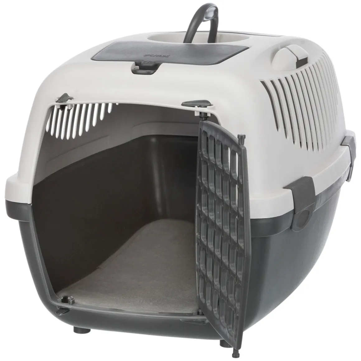 Trixie Be Eco Transportbox Capri 2 Größe XS-S 37 x 34 x 55 cm anthrazit/grau-grün