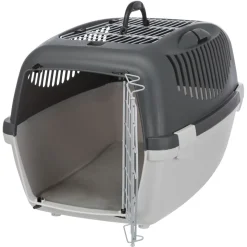 Trixie Be Eco Transportbox Capri 3 Größe S 40 x 38 x 61 cm anthrazit/grau-grün