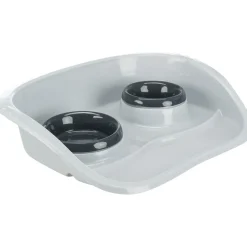 Trixie Napf-Set Kunststoff weiß 46 x 11 x 30 cm