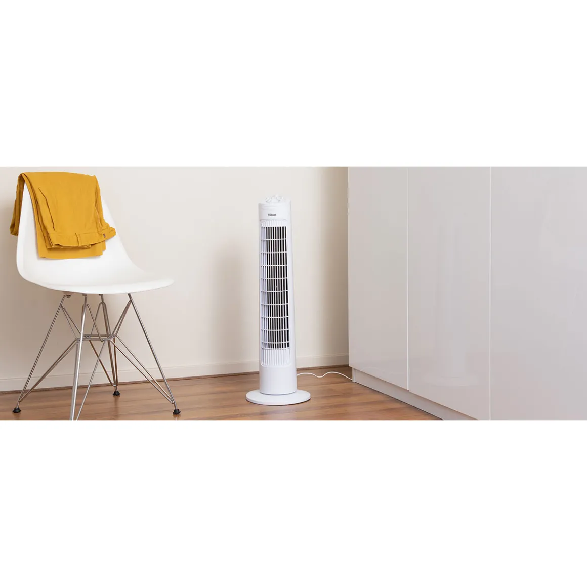 Turm-Ventilator 76 cm weiß