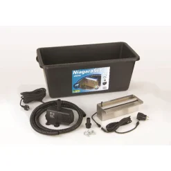 Ubbink Überlauf-Element-Set Niagara inkl Pumpe und LED-Beleuchtung 30 cm