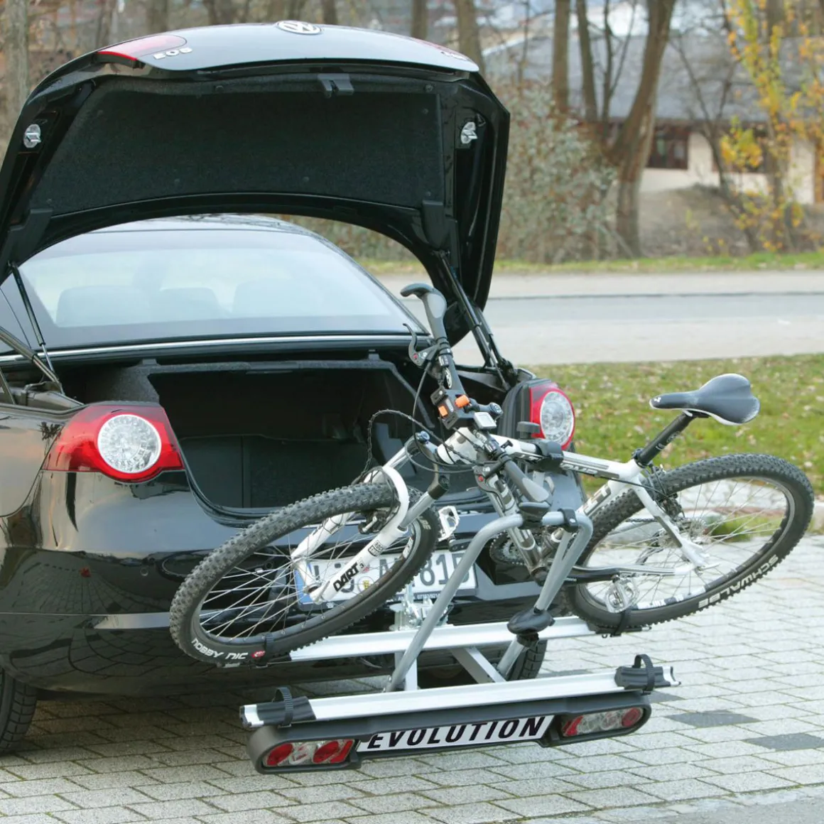 Unitec Fahrrad-Kupplungsträger Alu Atlas für 2 Fahrräder