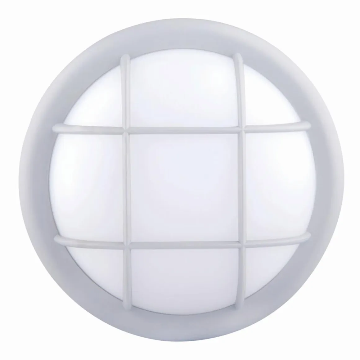 Unitec LED-Rundleuchte grau