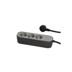Unitec Tischsteckdose Greenline 3-fach Schalter