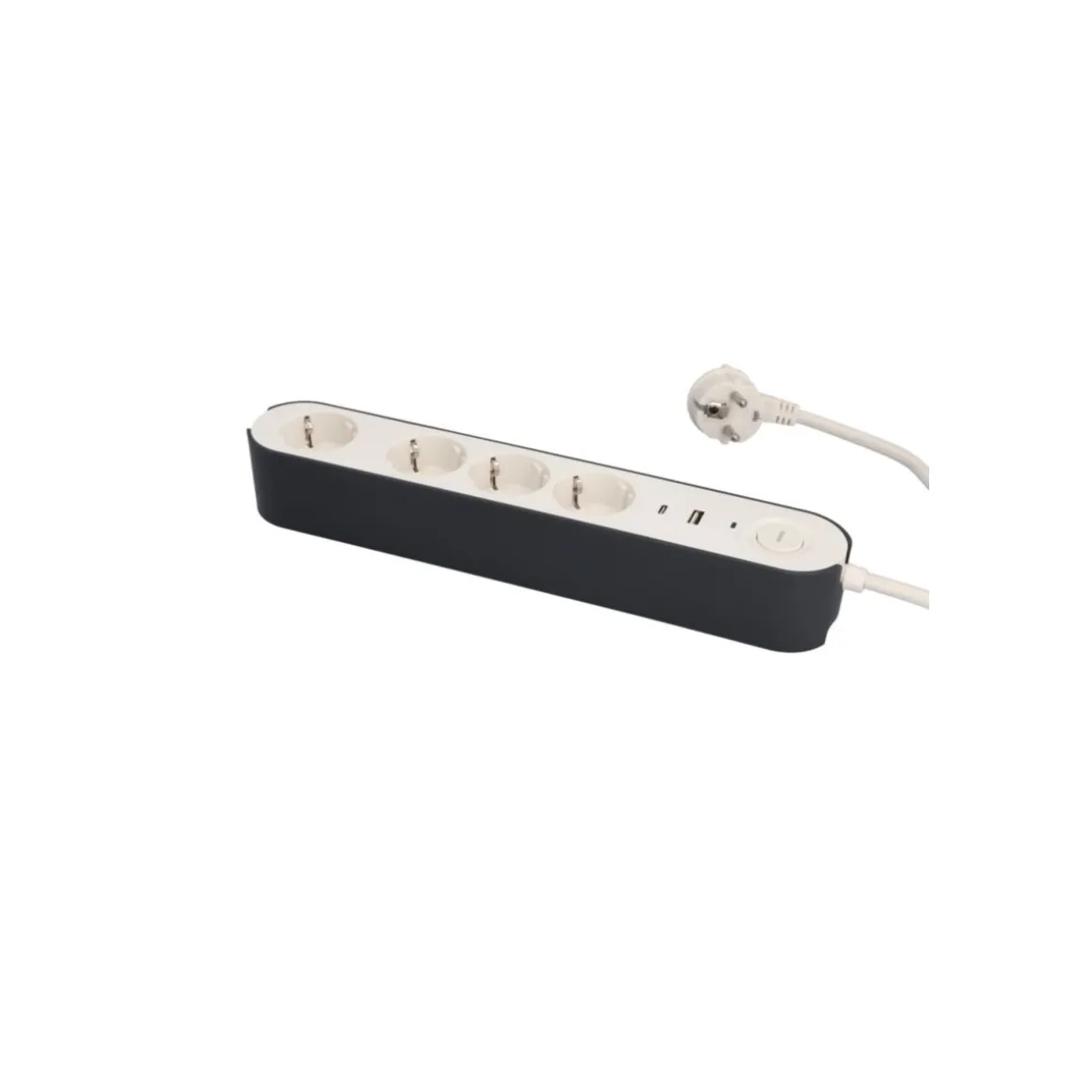 Unitec Tischsteckdose Greenline 4-fach+USB A/C