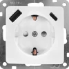 USB-Steckdose (A/C) Monaco Platin anthrazit