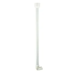 Valblue Deckenstütze für 25 mm Duschgestänge 55 cm weiß Aluminium