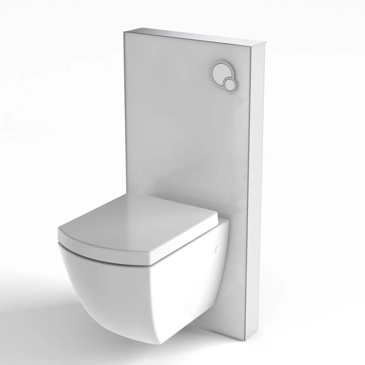 Valblue Spülrandloses Wand WC-Set 3- teilig eckig