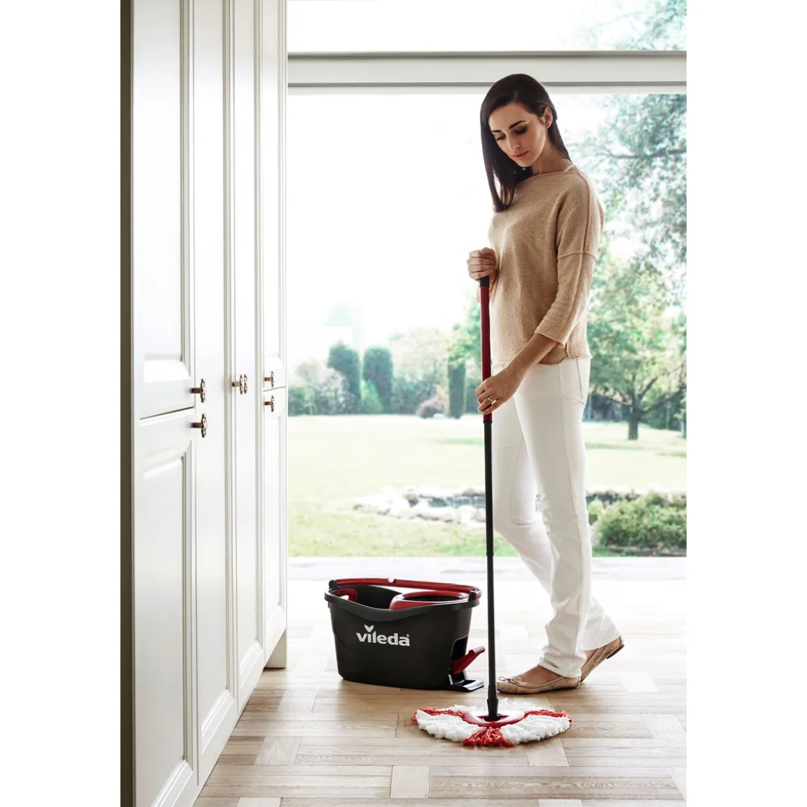 Vileda Wischmop-Set Easy Wring und Clean Turbo