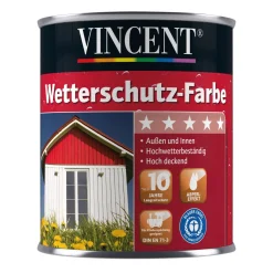 Vincent Wetterschutzfarbe Lehmbraun 0,75 L
