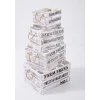 Vintage-Holzkiste Box L