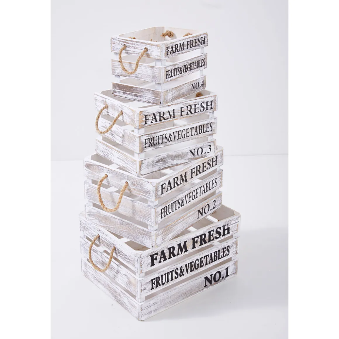 Vintage-Holzkiste Box L