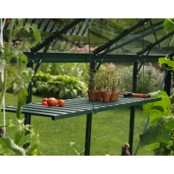 Vitavia Aluregal für Gewächshaus abklappbar schwarz Abb ähnlich