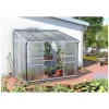 Vitavia Gewächshaus Osiris 5200 5,2m² 4 mm Hohlkammerplatten silber